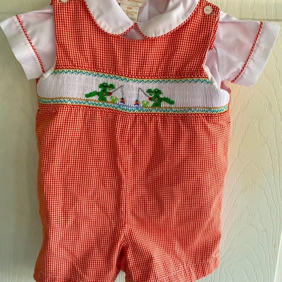 Sir John by Rosalina smocked Jon Jon - Picture 1 of 4